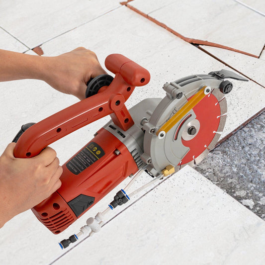 Electric Concrete Saw Slotting Machine 110V Single-Chip Concrete Cutting Machine