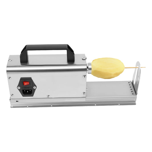 Electric Twisted Spiral Potato Cutter Auto French Fry Twisted Potato Tower 110V