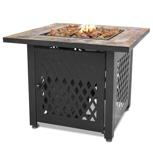 Endless Summer 30,000 BTU LP Gas Fire Table with Lava Rock