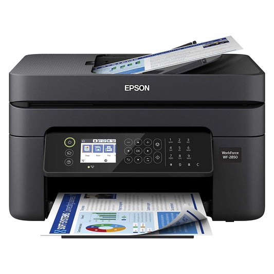 Epson Workforce WF-2850 Wireless All-in-One Printer with Scan, Copy, Fax