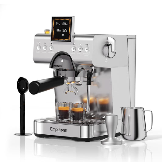 Espresso Machine with Cold Brew, 20 Bar Semi-Automatic Ice Coffee Maker for Home,Office,Cafe-Cb2