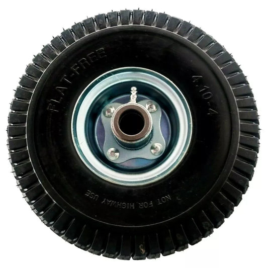 FLAT PROOF TIRE WHEEL 410/350-4 W/ BEARING FITS VELKE X2 72310001 15041