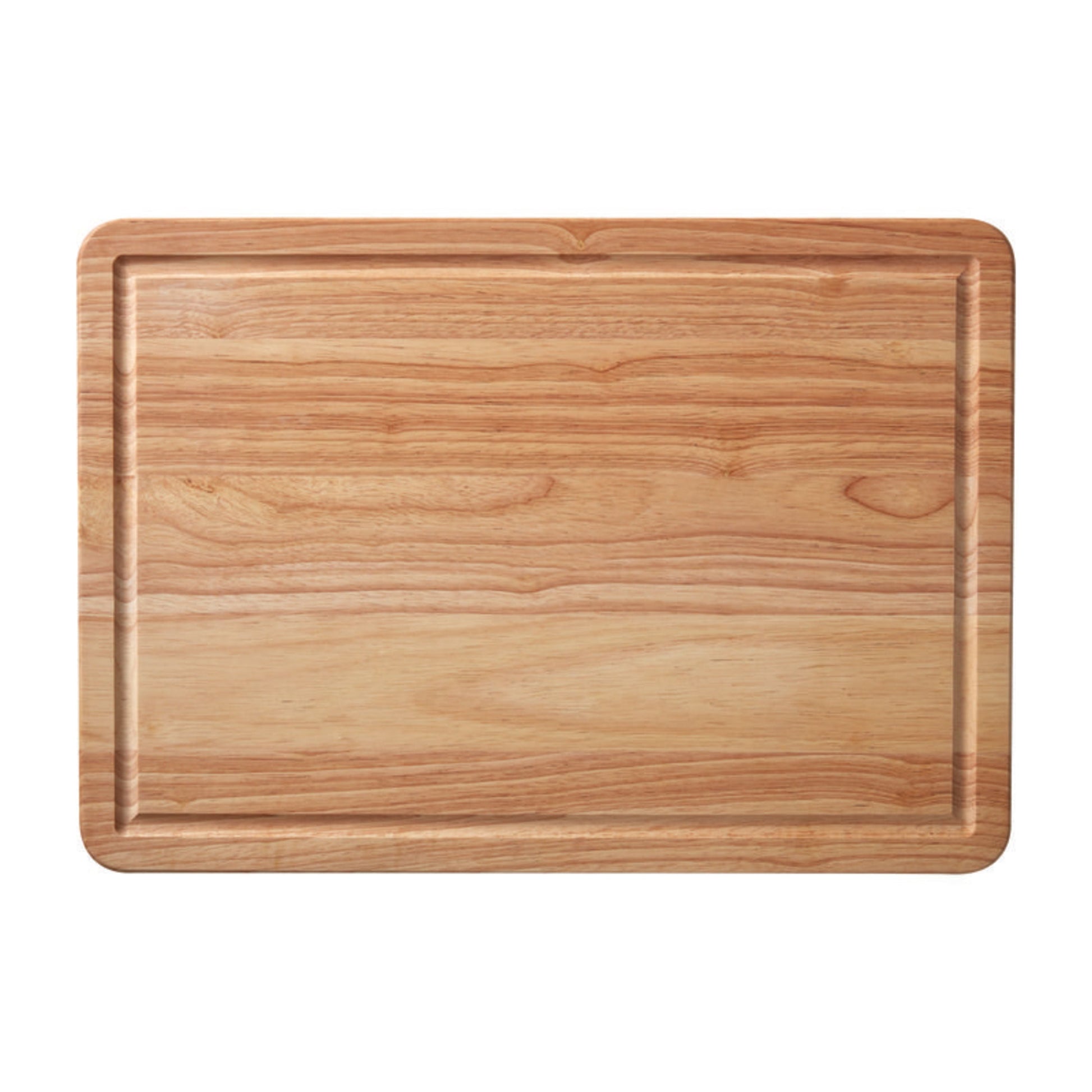 Farberware 14 -inch x 20 -inch Wood Cutting Board with Perimeter Trench