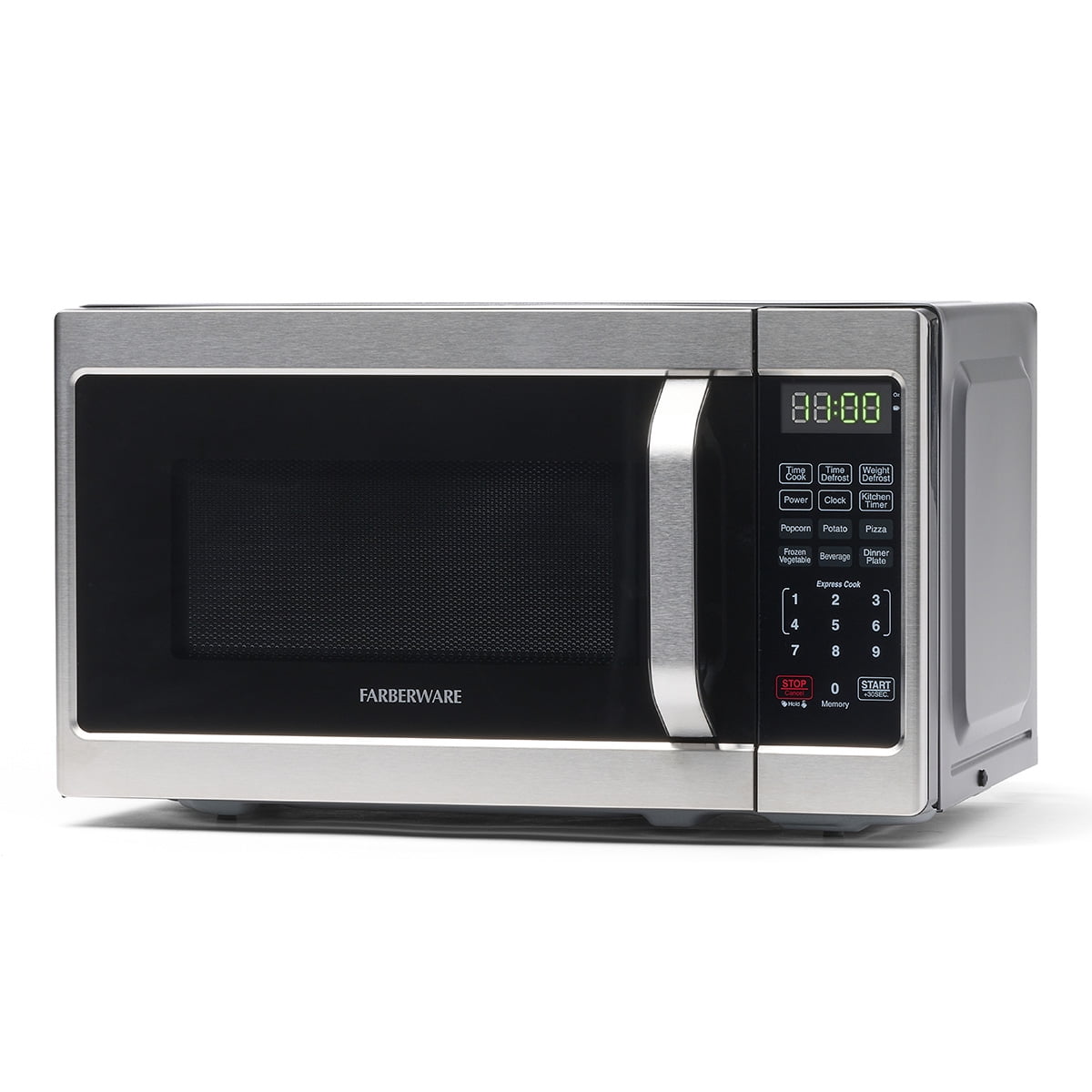 Farberware 1.1 Cu. Ft. 1000-Watt Compact Microwave Oven, Black