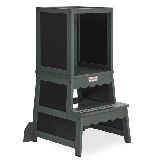 Fisher Price by Dream On Me Wonderstep Step Stool, Forest Green
