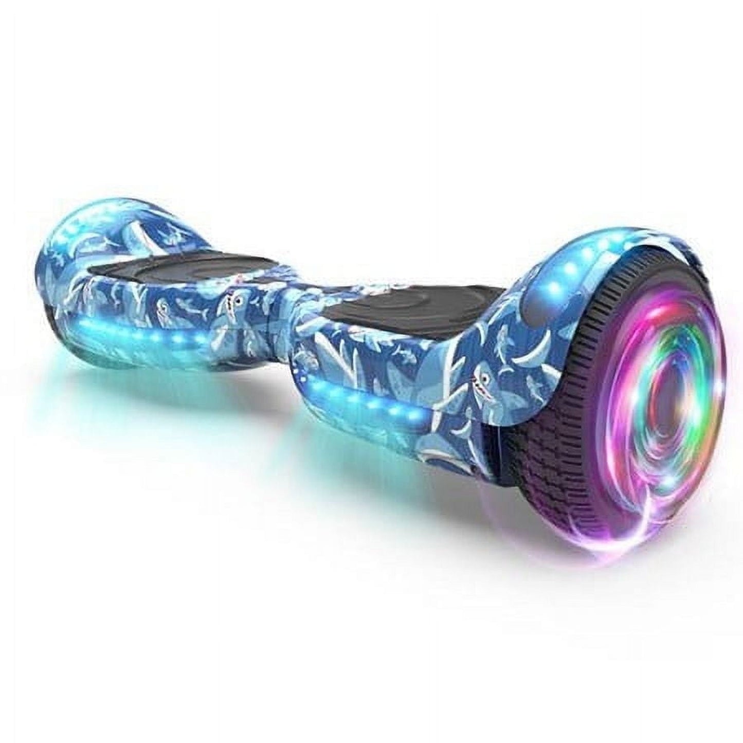 Hoverstar Flash Wheel Hoverboard 6.5 In., Bluetooth Speaker with LED Light, Self Balancing Wheel, Electric Scooter, Unicorn