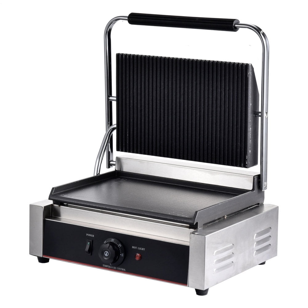 Flroha Toaster Sandwich Maker 1200W Electric Sandwich Press Sandwich Toaster with Grooved Top Smooth Bottom for Grilled Cheese Snacks Breakfast economical