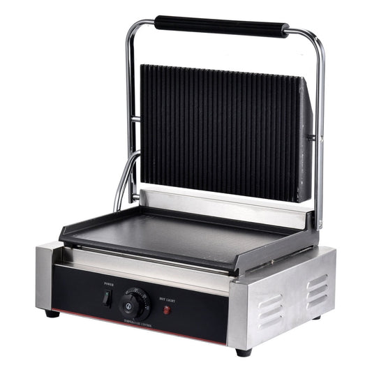 Flroha Toaster Sandwich Maker 1200W Electric Sandwich Press Sandwich Toaster with Grooved Top Smooth Bottom for Grilled Cheese Snacks Breakfast economical