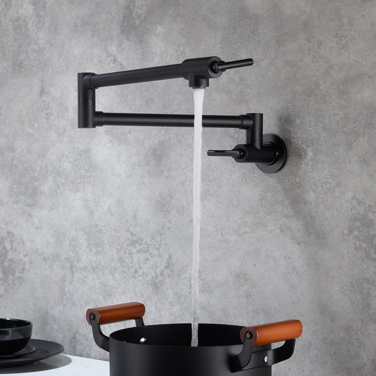 Folding faucetï¼ŒPot Filler Faucet Wall Mount