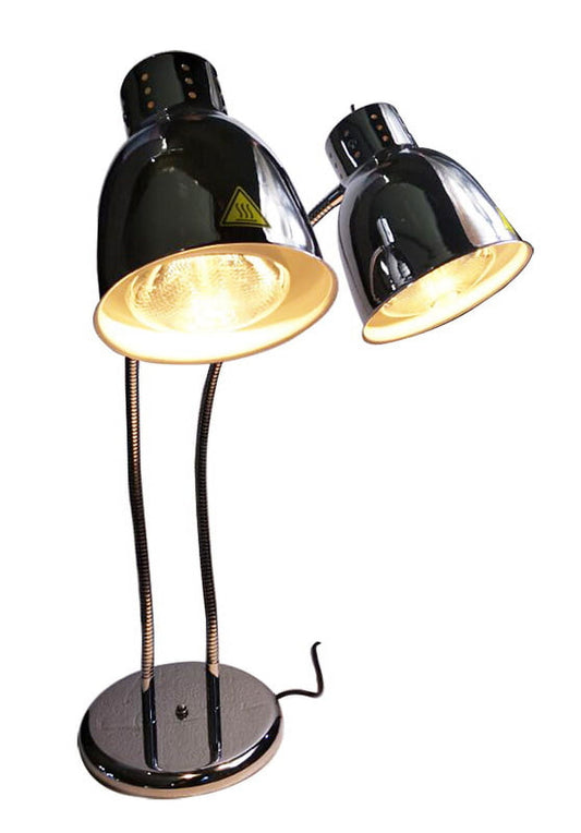 Food Insulation Lamps Double-Head Food Heat Preservation Lamp French Fries Fried Chicken Warmer 110V