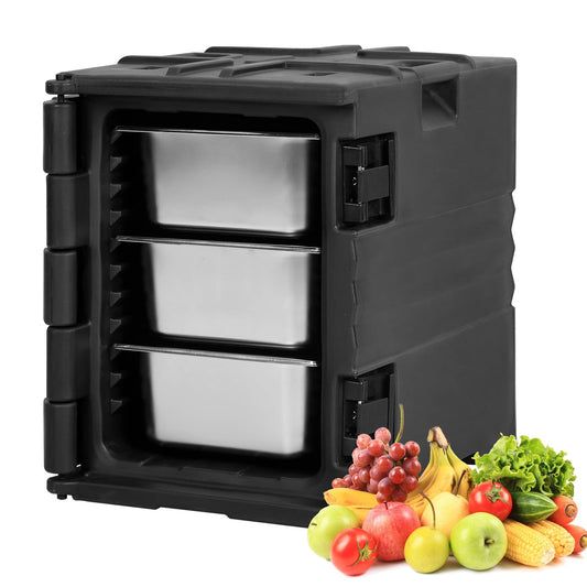 Food Warmers for Catering With an Insulated 82-Quart Capacity Are Ideal for Parties. Stackable Design: Food Warmer Boxes With Handles Warmers That Make Food Trays for Parties, Picnics, Restaurant Cant
