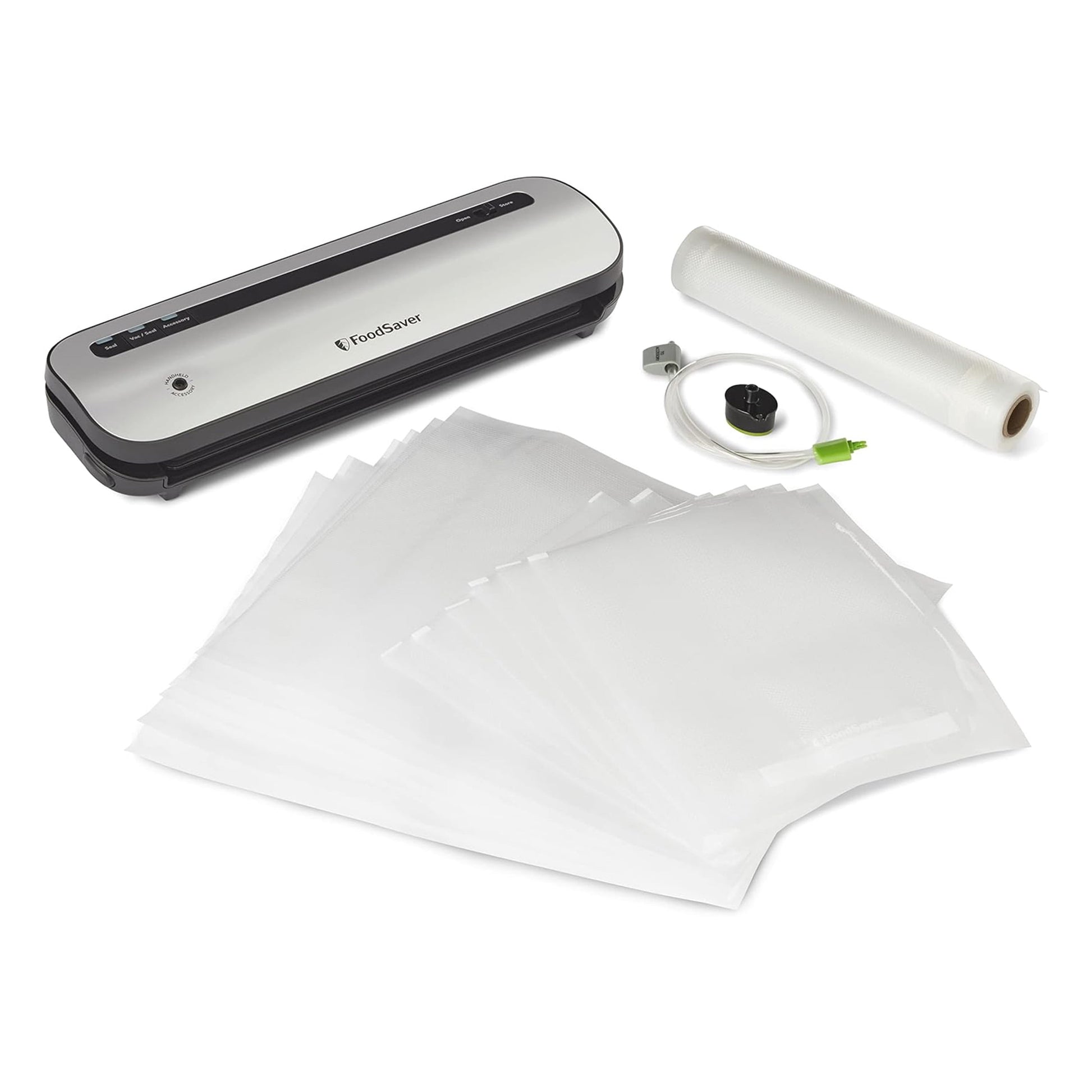 FoodSaver VS1260 Space Saving Vacuum Sealing System in Silver