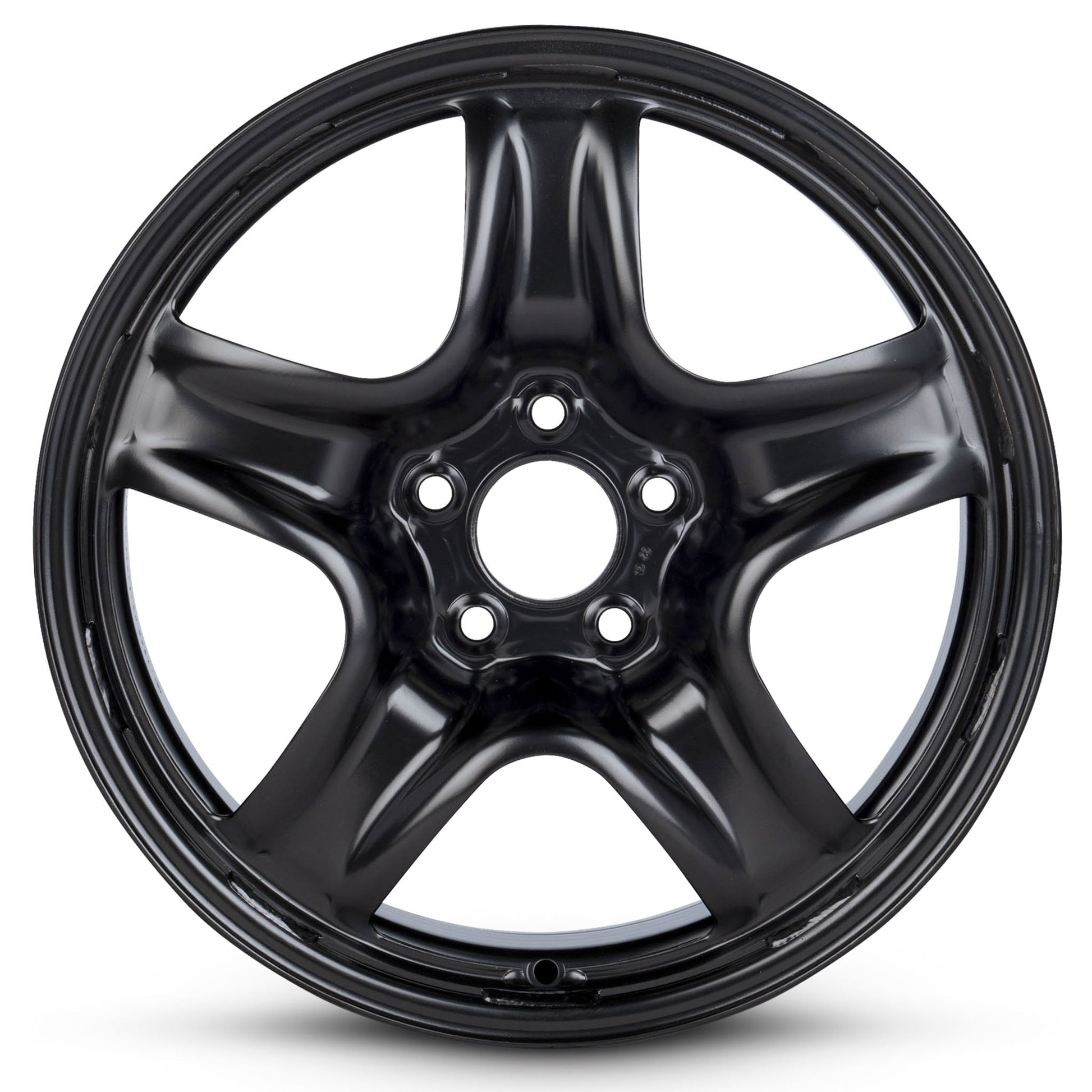 For 1997-2009 Saab 9-5 17 Inch Painted Black Rim - OE Direct Replacement - Road Ready Car Wheel