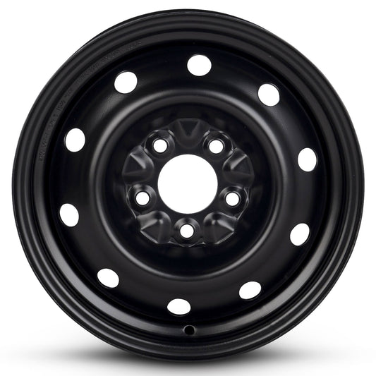 For 2001-2007 Chrysler Town & Country 15 Inch Painted Black Rim - OE Direct Replacement - Road Ready Car Wheel