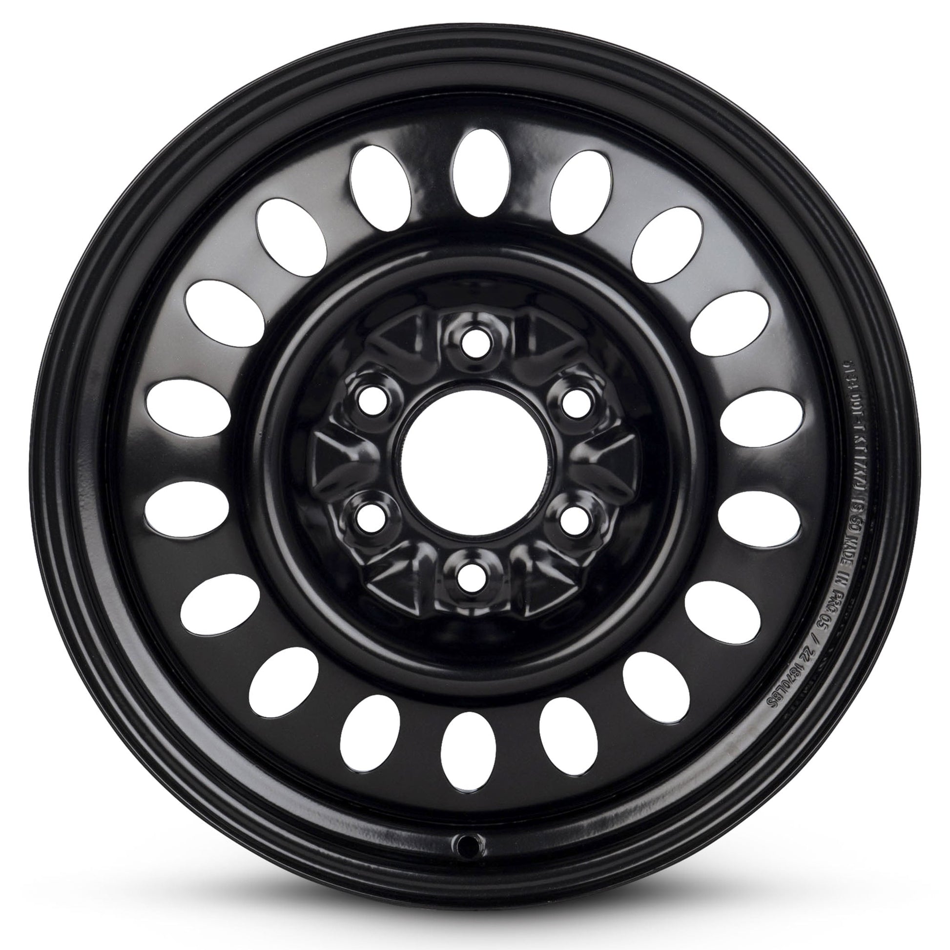 For 2003-2008 Isuzu Ascender 17 Inch Painted Black Rim - OE Direct Replacement - Road Ready Car Wheel