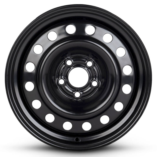 For 2003-2010 Chrysler PT Cruiser 15 Inch Painted Black Rim - OE Direct Replacement - Road Ready Car Wheel