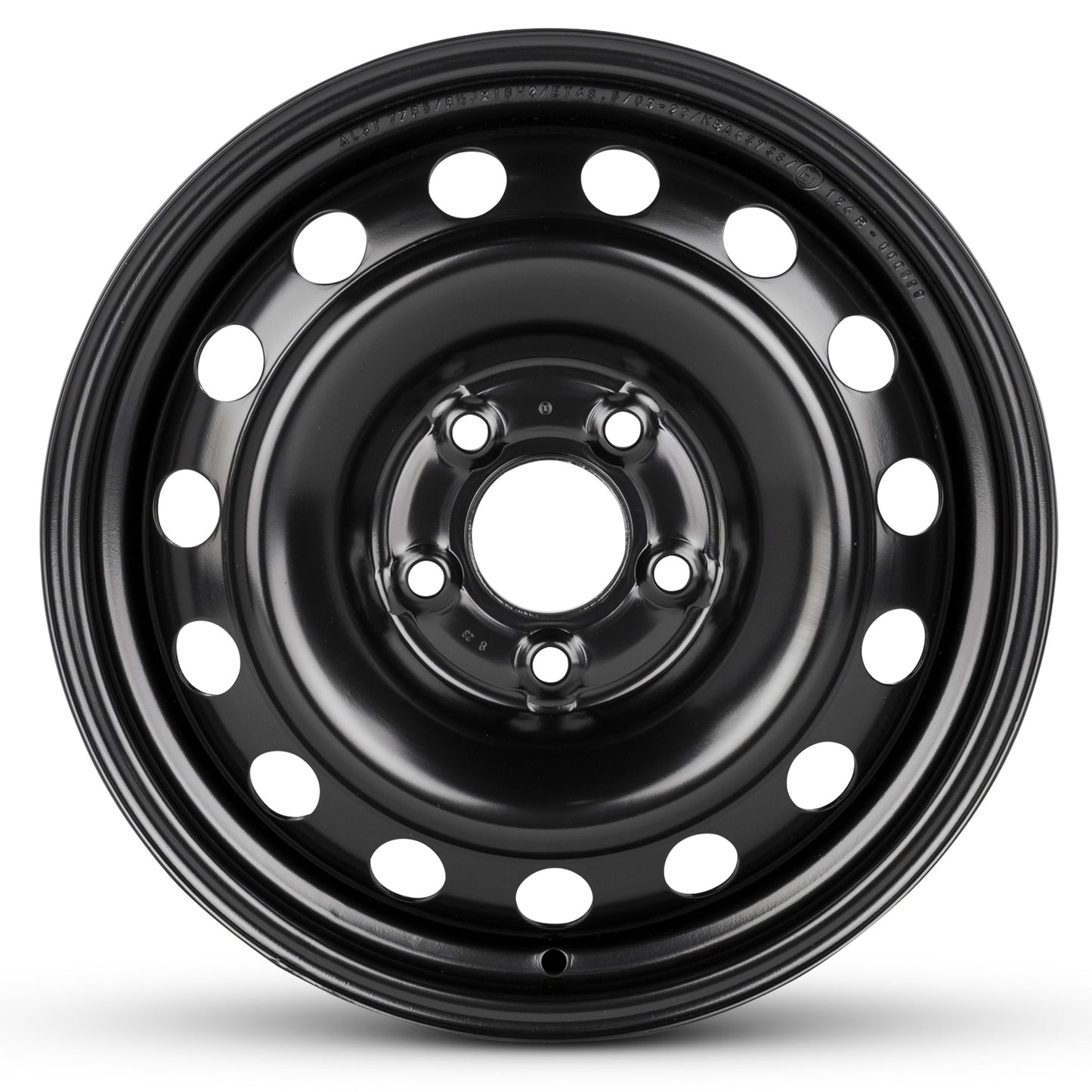 For 2005-2015 Mazda 5 16 Inch Painted Black Rim - OE Direct Replacement - Road Ready Car Wheel