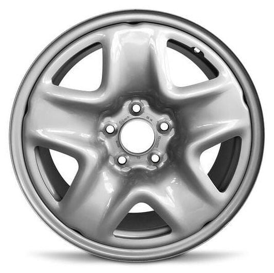 For 2005-2015 Mazda 5 17 Inch Painted Silver Rim - OE Direct Replacement - Road Ready Car Wheel