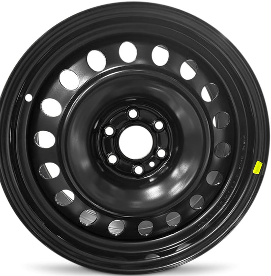 For 2005-2024 Nissan Frontier 17 Inch Powder-Coated Black Steel - New OEM Rim - Road Ready Car Wheel