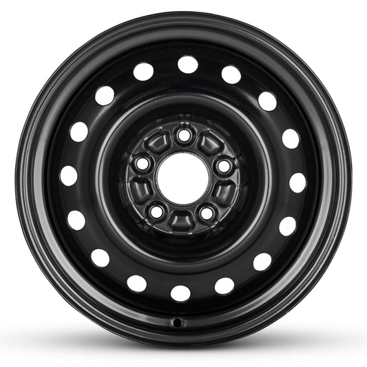 For 2006-2012 Ford Fusion 16 Inch Painted Black Rim - OE Direct Replacement - Road Ready Car Wheel