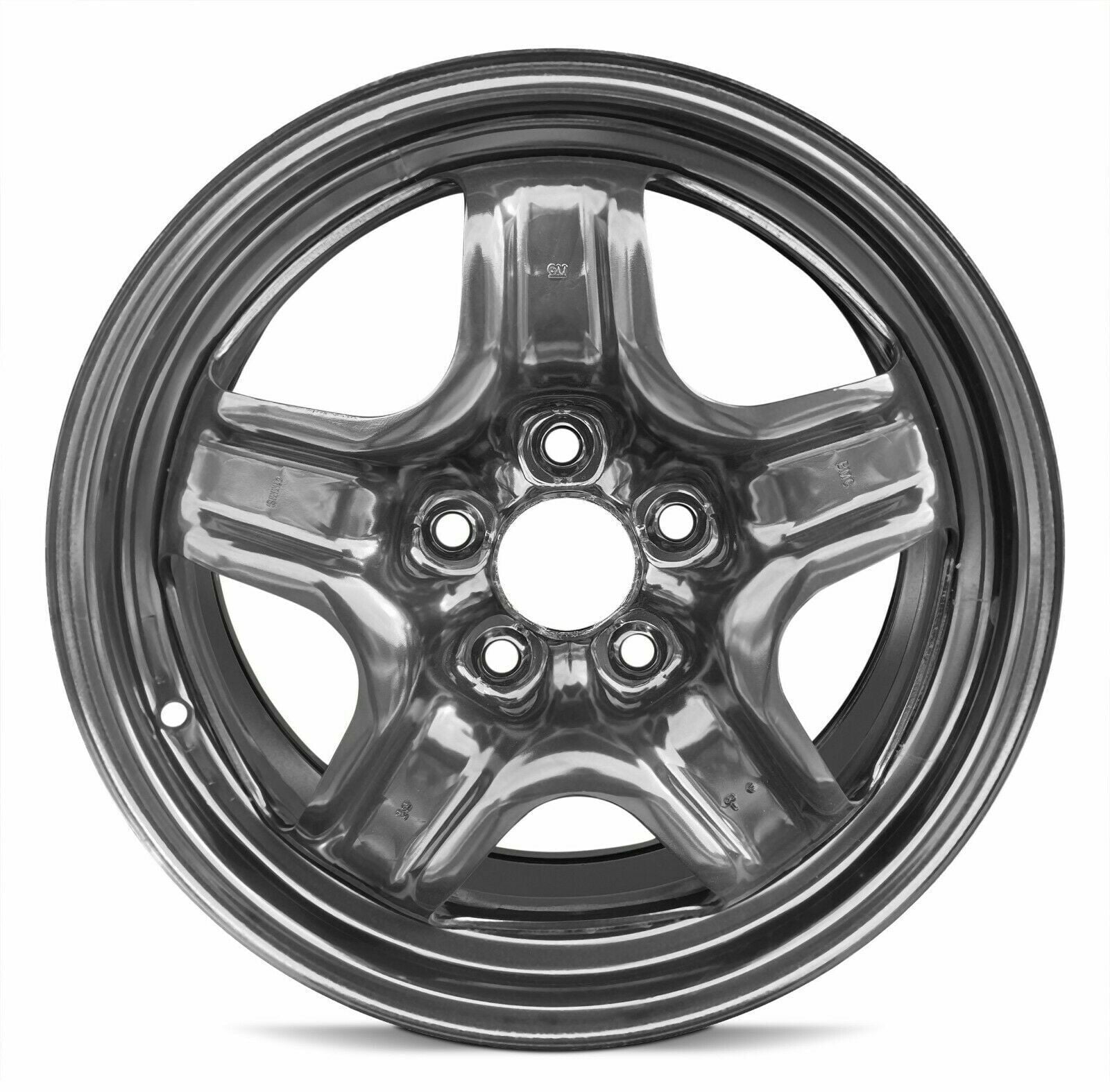 For 2007-2008 Chevrolet Cobalt 16 Inch Painted Black Rim - OE Direct Replacement - Road Ready Car Wheel