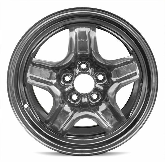 For 2007-2008 Chevrolet Cobalt 16 Inch Painted Black Rim - OE Direct Replacement - Road Ready Car Wheel