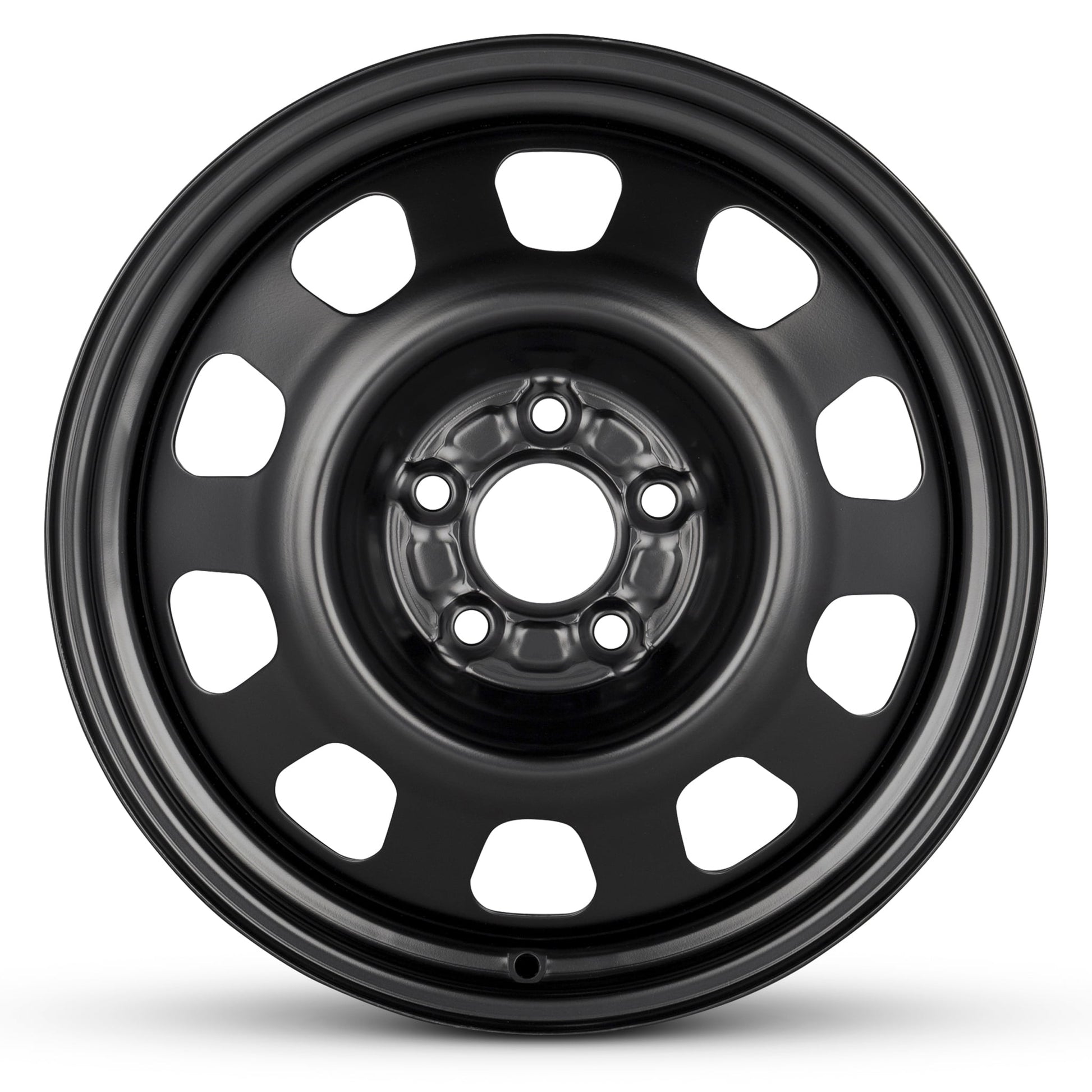 For 2007-2012 Dodge Caliber 17 Inch Painted Black Steel - New OEM Rim - Road Ready Car Wheel