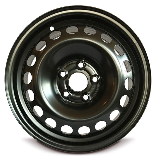 For 2007 Volkswagen Golf GTI 15 Inch Painted Black Rim - OE Direct Replacement