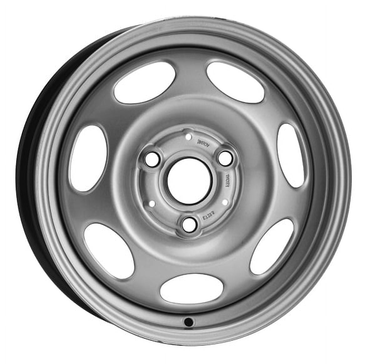 For 2008-2014 Smart Fortwo 15 Inch Painted Silver Rim - OE Direct Replacement - Road Ready Car Wheel