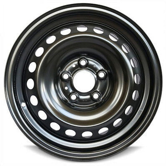 For 2008-2015 Nissan Rogue 16 Inch Painted Black Rim - OE Direct Replacement - Road Ready Car Wheel