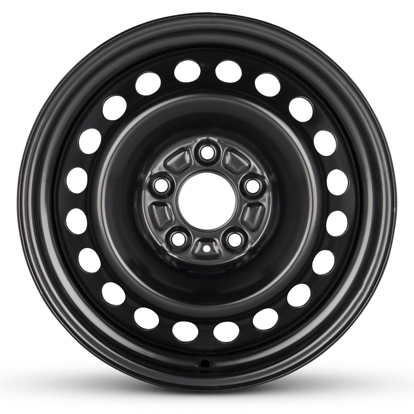For 2009-2010 Hyundai Santa Fe 16 Inch Painted Black Steel - New OEM Rim - Road Ready Car Wheel