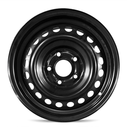 For 2012-2014 Honda Civic 15 Inch Painted Black Rim - OE Direct Replacement - Road Ready Car Wheel