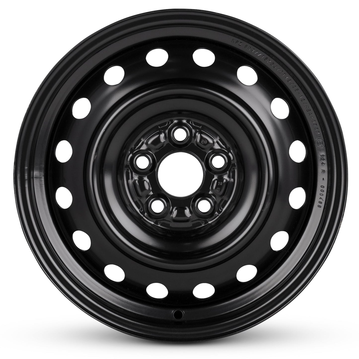 For 2012-2016 Subaru Impreza 15 Inch Painted Black Rim - OE Direct Replacement - Road Ready Car Wheel