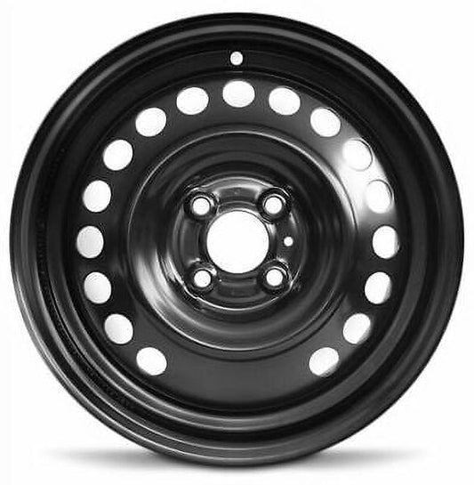 For 2012-2019 Nissan Versa 15 Inch Painted Black Rim - OE Direct Replacement - Road Ready Car Wheel