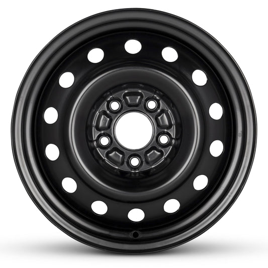 For 2013-2017 Jeep Compass 16 Inch Painted Black Rim - OE Direct Replacement - Road Ready Car Wheel