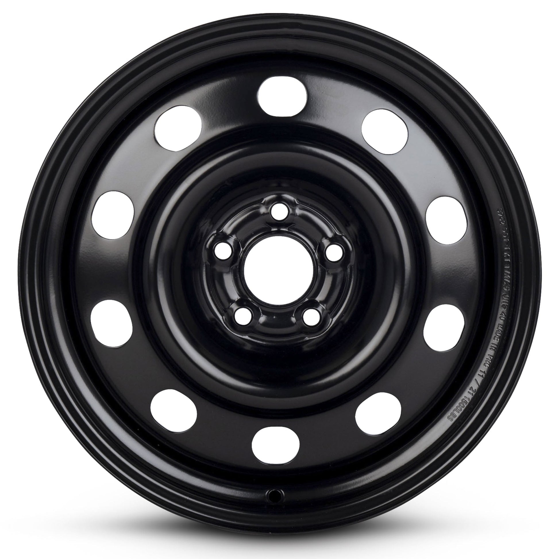 For 2013-2018 Ford Focus 17 Inch Painted Black Rim - OE Direct Replacement - Road Ready Car Wheel