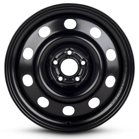 For 2013-2018 Ford Focus 17 Inch Painted Black Rim - OE Direct Replacement - Road Ready Car Wheel