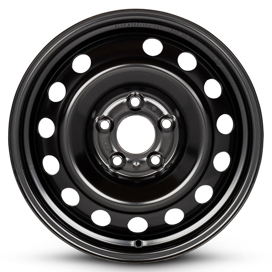 For 2014-2019 Kia Soul 16 Inch Painted Black Rim - OE Direct Replacement - Road Ready Car Wheel