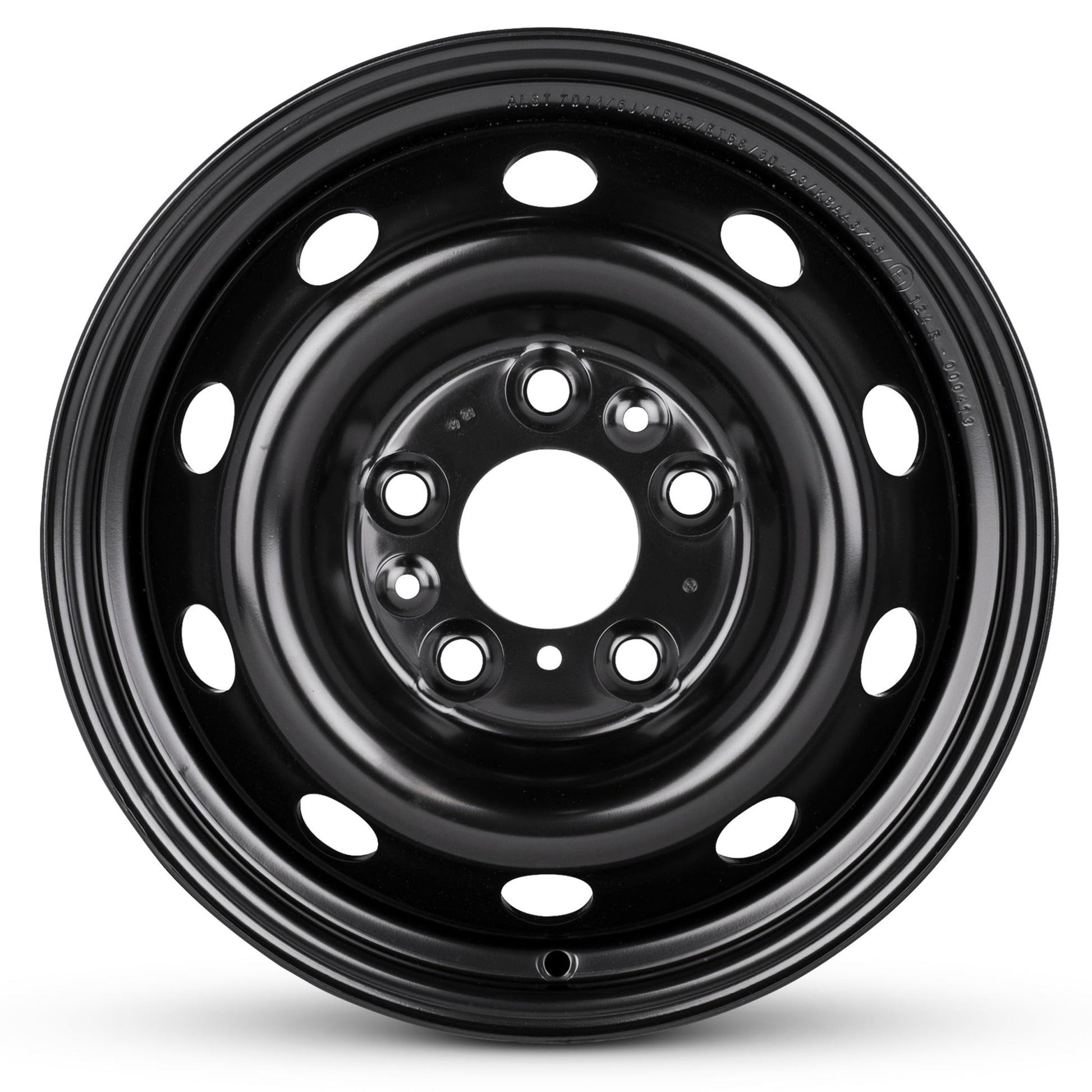 For 2014-2025 Dodge Promaster 2500 16 Inch Painted Black Rim - OE Direct Replacement - Road Ready Car Wheel