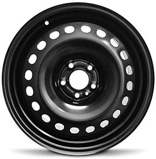 For 2015-2017 Chrysler 200 17 Inch Painted Black Rim - OE Direct Replacement - Road Ready Car Wheel