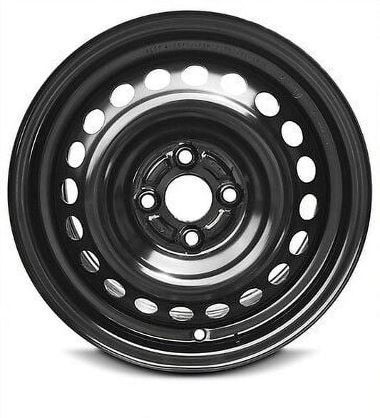 For 2015-2022 Honda Fit 15 Inch Painted Black Rim - OE Direct Replacement - Road Ready Car Wheel