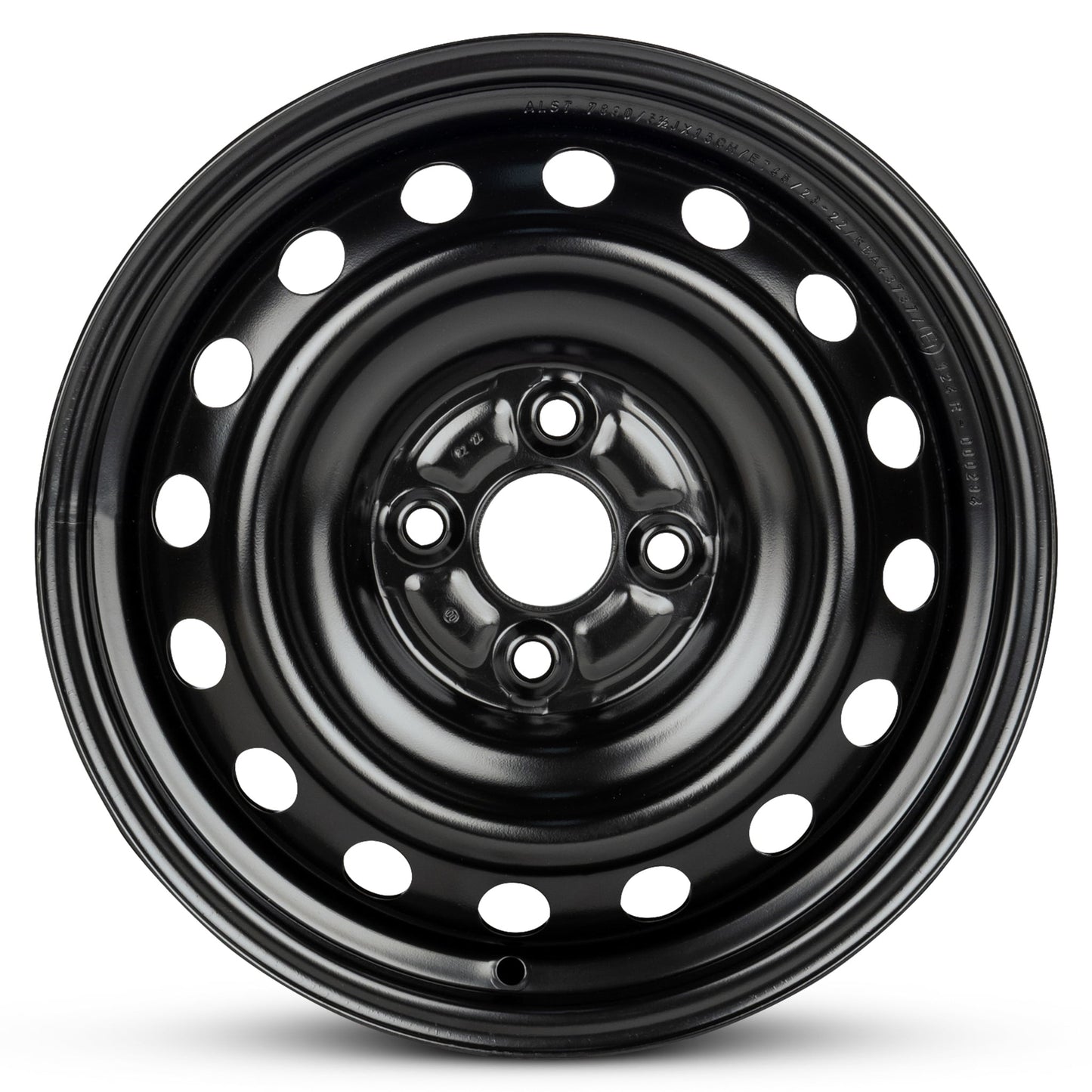 For 2017-2018 Toyota Yaris 15 Inch Painted Black Rim - OE Direct Replacement - Road Ready Car Wheel