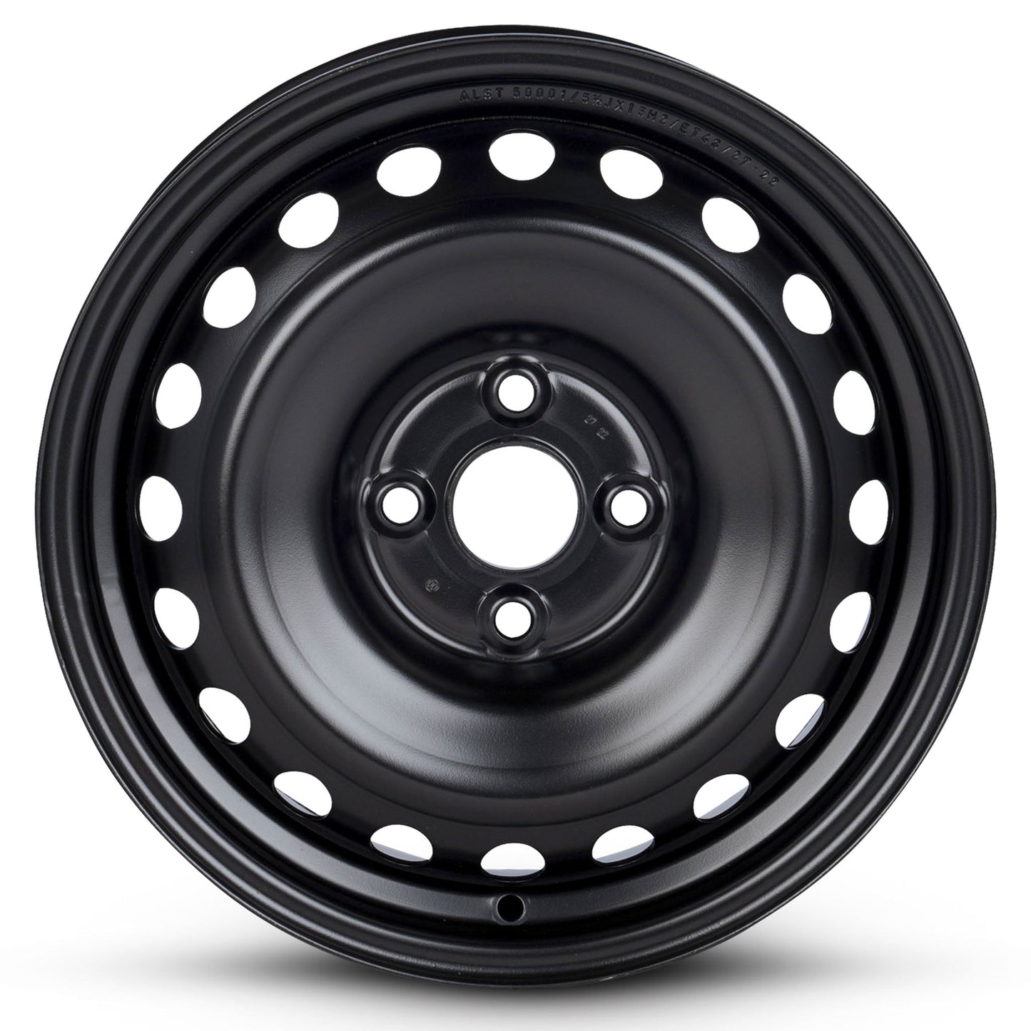For 2018-2023 Hyundai Accent 15 Inch Painted Black Rim - OE Direct Replacement - Road Ready Car Wheel