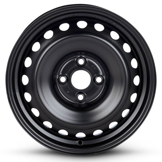 For 2018-2023 Hyundai Accent 15 Inch Painted Black Rim - OE Direct Replacement - Road Ready Car Wheel