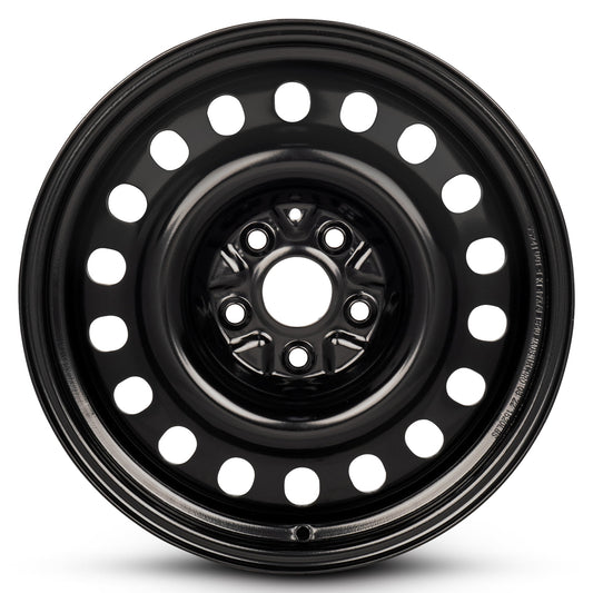 For 2019-2024 Toyota Rav4 17 Inch Painted Black Rim - OE Direct Replacement - Road Ready Car Wheel