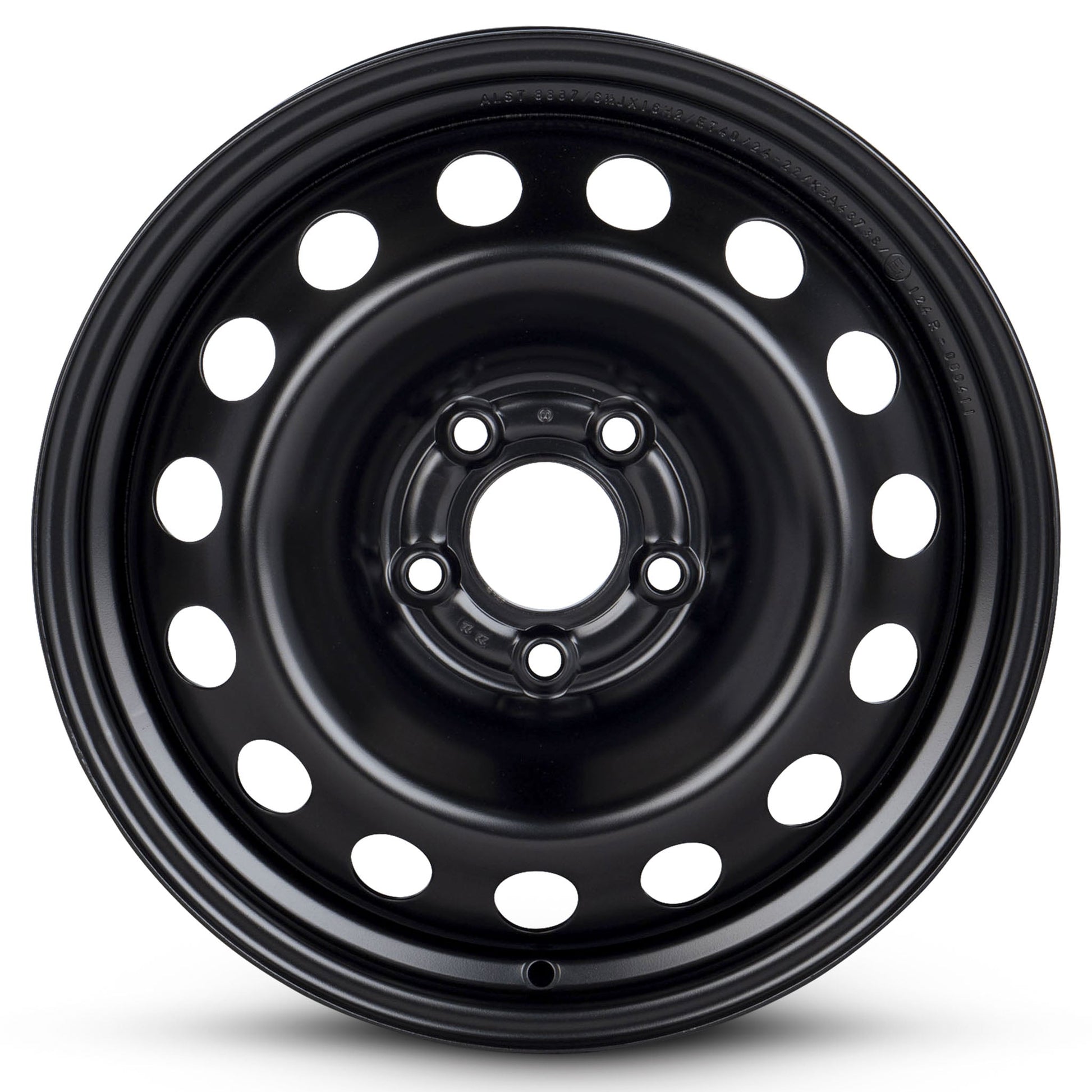 For 2019-2024 Jeep Renegade 16 Inch Painted Black Rim - OE Direct Replacement - Road Ready Car Wheel