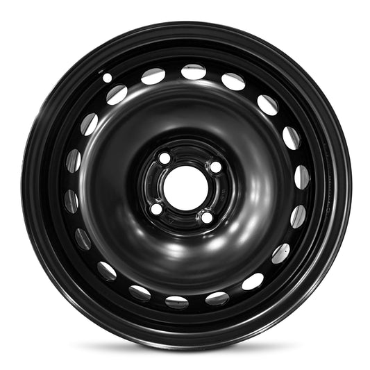 For 2020-2025 Nissan Versa 15 Inch Painted Black Rim - OE Direct Replacement - Road Ready Car Wheel