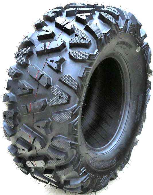 Forerunner Knight M/T ATV UTV Mud Off-Road Tire-26x9.00-12 26x9-12 26x9x12 49F Load Range 6 Ply BSW Black Side Wall