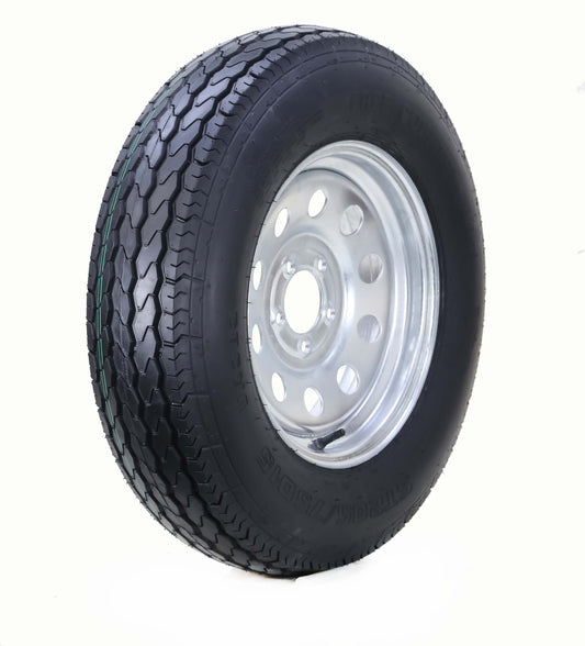 Free Country Trailer Tire Wheel Assembly ST205/75D15 6-Ply C 101L 5 Lug on 4.5" PCD Galvanized Mod Rim