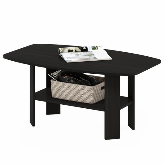 Furinno Mesa de Centro de DiseÃ±o Sencillo de Madera de IngenierÃ­a ContemporÃ¡nea en MarrÃ³n Oscuro